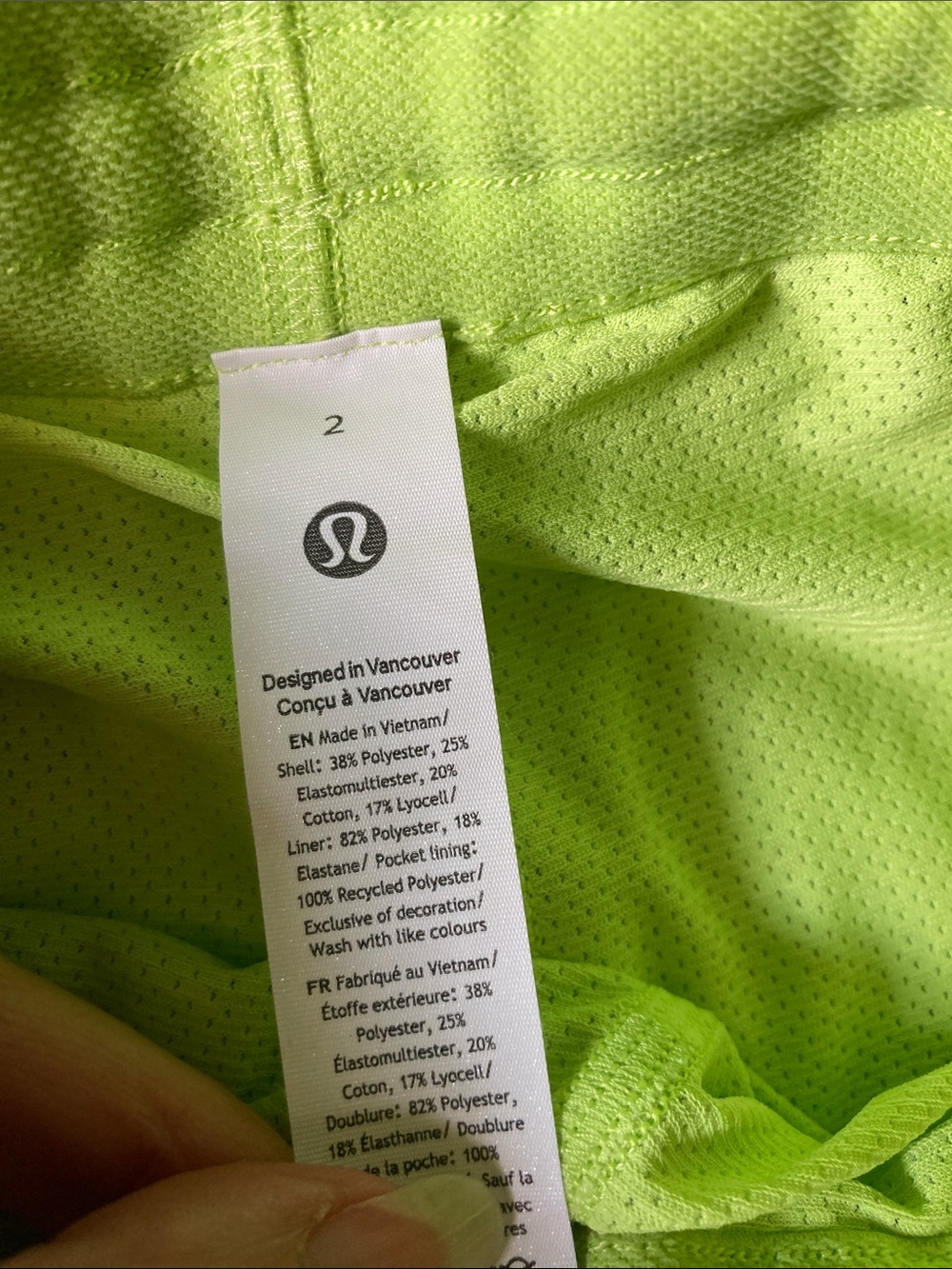 Lululemon bundle of 2 quart rival short size 2 - Picture 3 of 3